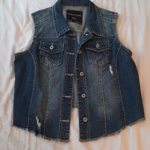 Denim vest